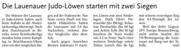 1. Kampftag NJV-Liga der Männer